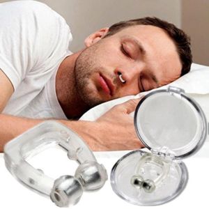 Brightbling 4PCS Magnetic Anti Snoring Nasal Dilator / Stop Snore nose clip device Easy Breathe Nose Clip/ Anti Snore Clip for Men Women Snore Stopper