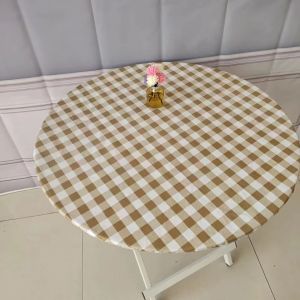Round Table Cloth Old Prevent Hot Disposable Elastic Case Set Yuanzhuomian Protection Water Oil
