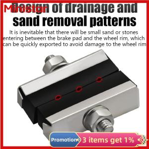 Ministar Bike Brake Blocks Rubber Cycling Part Tools MTB Mountain Road Bicycle Lightweight V-brake Shoes Pads Bicycle Accessories