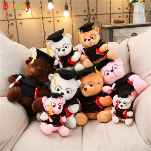 Belony PAPITE Dr. Bear Hat Teddy Bear Plush Doll Graduation Anniversary Gift Childrens Toy Gift Valentines Day Gifts