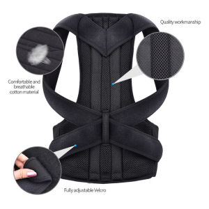 【BUY1 TAKE1】2PCS Adjustable Back Supporter Posture Corrector For Men Strong Support Lumbar Spine Back Support Steel plate Enhance temperament Back Stretcher Posture Humpback Orthosis(Send from Manila Warehouse)