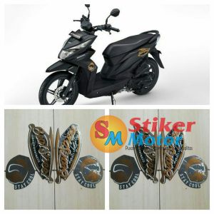 STIKER STRIPING LES LIS BODY MOTOR HONDA BEAT STREET FI TAHUN 2018 2019