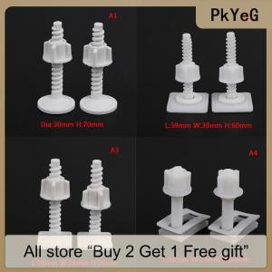 [COD] PkYeG Tool 4x toilet seat hinge bolts replacement screws fixing fitting kit repair tools