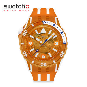 Swatch Scubaqua PACIFIC SEA NETTLE SSCU09O100 Silicon Strap Watch