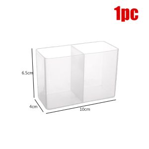 1/3pcs 2-Hộp lưới Tủ gương để lưu trữ các đồ vật nhỏ tự dính treo tường kệ lưu trữ nhựa trong suốt phòng ngủ phòng tắm trang điểm giá lưu trữ