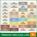 Boysen Color Series Permacoat Semi-Gloss Latex Chocolate Kiss B7588 Acrylic Latex Paint - 1L. 