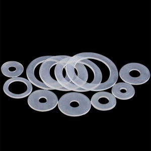 PE Plastic Nylon Transparent Insulating Soft Plain Gasket Pad Ring Spacer Flat Washer M3 M3.5 M4 M5 M6 M8 M10 M12 M14 M16 M18 M20