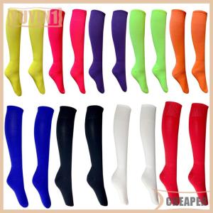 [COD] EHBqna SPORTS ถุงเท้าฟุตบอลระบายอากาศสำหรับกีฬากลางแจ้งถุงเท้ายาวเหนือเข่าสำหรับเด็กและผู้ใหญ่