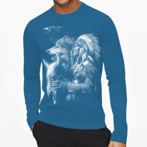 INDIAN | Kaos Lengan Panjang Pria & Wanita | Distro | Sablon | Murah | Produk Lokal | CIAO.ID