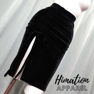 Alice skater round velvet high waist skirt