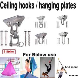 SUMEI Stainless Steel Indoor/Outdoor Heavy Duty Sandbag Fitness Equipment Hammock Suspension Ceiling Hooks Fixed Buckle Swing Hanging Kit