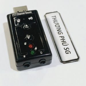USB âm thanh / USB Sound Card 7.1 Channel Nút chỉnh trên USB Sound Card