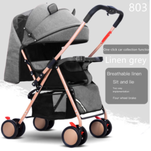 Baby Stroller Lightweight Two-way Trolley Can Sit and Lie Baby Stroller Baby Stroller Luxury Stroller Baby Car