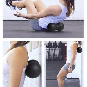 Light Weight Yoga Exercise Ball With Deep Tissue Massage Roller Compacts Design Yoga Sphere Set For Gym Home Or Travel