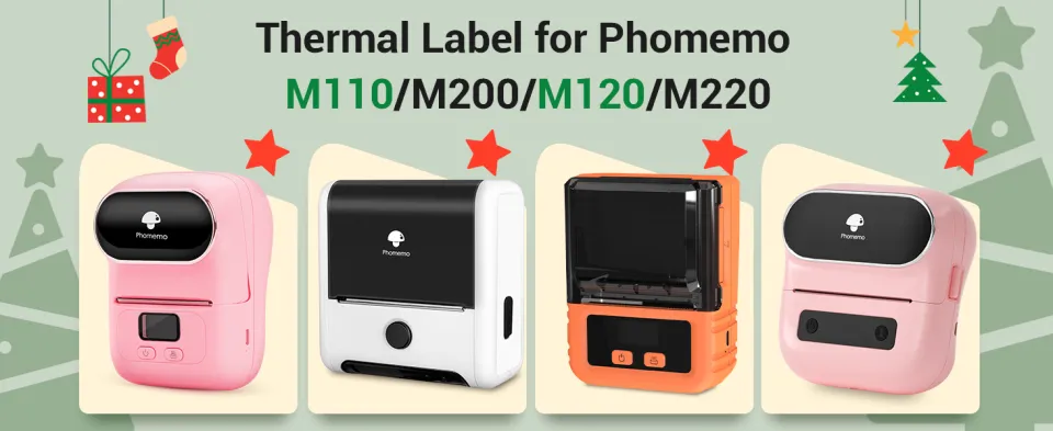 40 X 40mm Transparent Round Label for M110/M120/M200/M220/M221 - 1