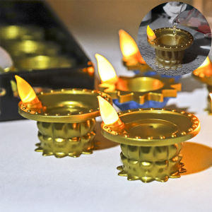 【2-Day Delivery】5 Pack Deepavali Water Sensor LED Diya Lamp Diwali Decorative Candle Small Floating Deepavali Decoration Item