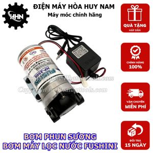Bơm Phun Sương - Tăng Áp Cho Máy Lọc Nước FUSHINI HP-2500 - Chuyên Dụng CHo Lắp Đặt Hệ Thống Phun Sương Làm Mát - HÀNG CHÍNH HÃNG - BẢO HÀNH TOÀN QUỐC