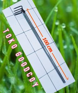 Garukan tanah rumput dan got panjang 1meter pipa stainless steel
