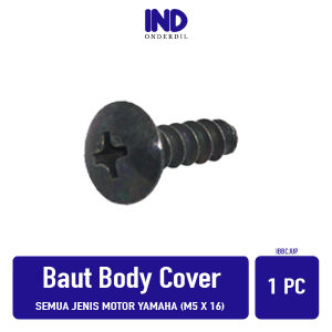 Baut Body Cover Semua Jenis Motor Yamaha M5 x 16 Baud Bodi Cacing Philip Phillip Phillips Pilip 5x16 M5x15 M6