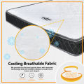 (Edition Export to UK) Dr.Alstone Synthetic Latex 10inch / 8 inches / 5 inch Mattress Tilam (Single/Super Single/Queen/King) | Cooling Top Charcoal Fabric Side | No Springs Mattresses | High Quality Synthetic Latex ( 2 Years Limited Warranty ). 