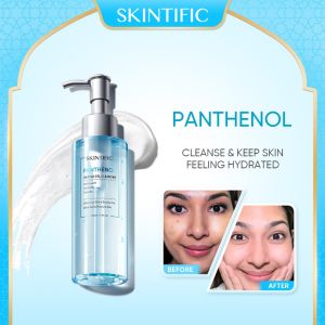 SKINTIFIC Panthenol Gentle Gel Cleanser 120ml Amino Acid Mild Facial Wash with Centella & Panthenol Deep Pore Cleansing Soothe Redness & Lock Skin Moisture Sensitive Skin Cleanser Oil Control Acne-Prone Face Wash