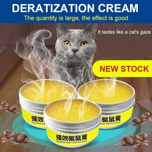 120ML Non-toxic Mouse Repeller Rat Killer Deratization Cream Rodent Repellent Rat Repellent Gel Mouse Killer Powerful Rodent Repellent Cream for Car Engine/Household