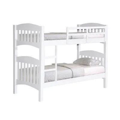 Living Mall Stella Series Solid Rubber Wood Bunk Bed in 14 Designs