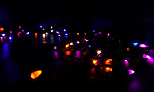 Lampu Hias LED Varian Lancip 10 meter Kabel hitam / Lampu Natal Dekorasi TUMBLR Berkedip