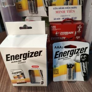 Pin Energizer AA (2A) AAA (3A) Alkaline Power 15V Vỉ 2 Viên – Nguồn năng lượng mạnh mẽ cho thiết bị điện tử chính hãng Energizer