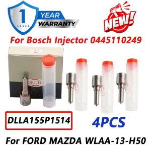 4PCS DLLA155P1514 Common Rail Nozzle 0433191935 Fuel Sprayer DLLA 155 P1514 for FORD MAZDA 0 445 110 249 WLAA13H50 0445110249