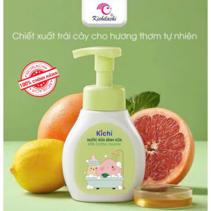 Nước rửa bình sữa Kichi chai và túi nhỏ tiện dụng mang đi sanh du lịch cho bé