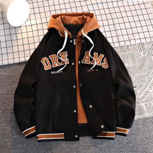 2023 HOT 2023 European and American varsity jacket baseball tide nd r letter printed baseball uniform flying for men and women couples jacket