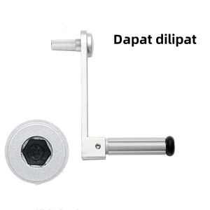 Engkol Jemuran Lifting Alat Jemuran Sparepart Jemuran Aluminium Engkol Tangan Tiang Ganda