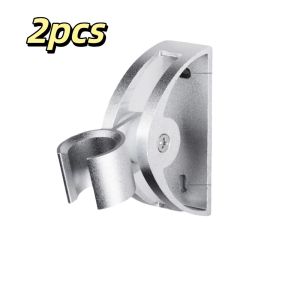 MAOMEI Adjustable Angle Design Punch-Free Shower Head Bracket Durable Waterproof Material Strong Adhesive Backing Adjustable Wall Mounted Holder Flexible Positioning Lightweight Holder No Drilling Fixed Base Bathroom Installation