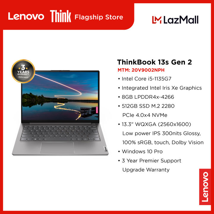 Lenovo ThinkBook13s G2 ITL Laptop Touchscreen,Intel Core