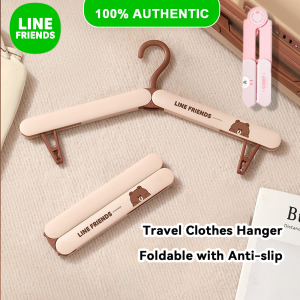 LINE FRIENDS Foldable Clothes Hanger Portable Anti-slip Traceless Travel Hanger PS LFB260 LFB374