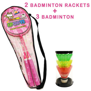 Youth badminton racket suit 2pcs racket with free shuttlecock High quality badminton racket