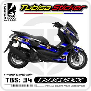 Stiker Decal Nmax Lama - Stiker Sticker Striping Variasi List Motor Nmax Lama/Old. TBS.34