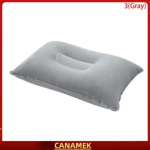 Miễn phí vận chuyển✨ Inflatable không khí gối giường ngủ cắm trại gối PVC Nylon cổ gối
