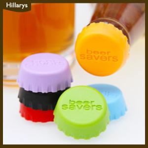 [Hillarys] 6PCS tái sử dụng Silicone nắp chai bia Nắp Soda Cola nắp rượu tiết kiệm Stopper