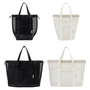 2pcs Pocket Handle Bath Organizers Large and Small Bathroom Organizers Polyester Gym Pool Spa Accessories