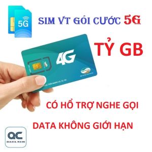 FREESHIP - CHƯA KÍCH HOẠT Sim 5G viettel TỶ GB DATA KHÔNG GIỚI HẠN 0d