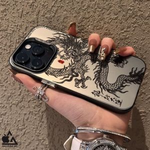 Premium Ultra Hybrid Shining 3D Dragon SAMSUNG S20FE S21FE S23 FE S23 S22 S24 ULTRA PLUS 5G Softcase Naga Kilau Black White Soft Case Imd Motif Matte Dove Silikon Silicone Hardcase