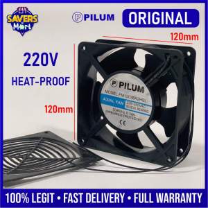 Blower Cooling Fan 220 Volts 120x120mm with Grill ORIGINAL / Heat-Proof