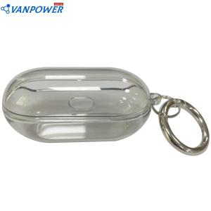 Tai nghe gắn tai không dây trong suốt Trường hợp với Keyring cho nhịp đập Solo Chồi chống sốc và nhỏ gọn Bảo vệ tai nghe