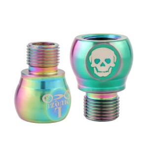 PENTU 1 Pair Stainless Steel Pedal Extender Thicken 20MM Bike Pedals Adapters Bolt Cycling Spare Parts Stable Bike Pedal Axle Extenders Bike Pedal