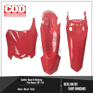 Spakbor Depan & Belakang + Papan Plat No CRF 150