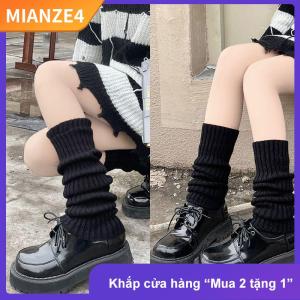 [COD] MIANZE4 Lolita Chân ủ Phụ Nữ Dài Vớ Len Dệt Kim Chân Bìa Cánh Tay Ấm Hơn Mùa Thu Mùa Đông Crochet Heap Vớ Khởi Động Còng Vớ
