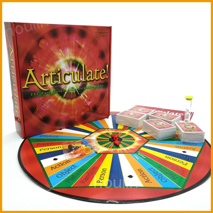 【Ready Stock】Articulate！ The Fast Talking Description Game Board Game Party Game Turntable Game