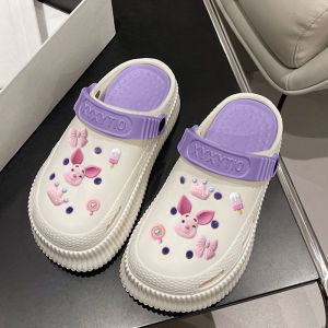 TKGirl พร้อมส่งในไทย  รองเท้าแตะหัวโต สไตล์เกาหลีสุดฮิต ตกแต่ง jibbitz ซิลิโคนน่ารักสมมงมากแม่ รุ่นนี้มาในโทนมินิมอลหวานๆ มี 5 สไตล์ให้สาวๆเลือกน๊าาา ใส่เป็นแก๊งคือเริ่ดด